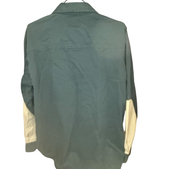 Wrangler Rugged Wear blue and tan Shirt - Picture 4 of 5